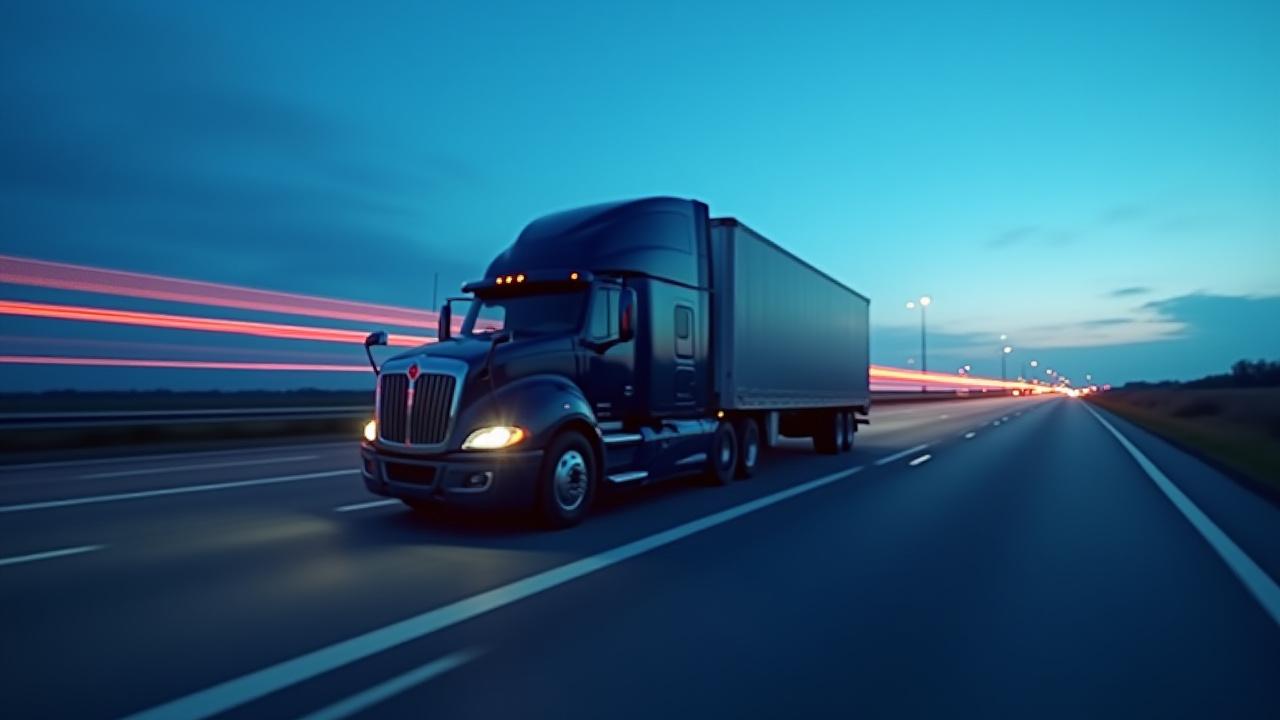 Strategic logistics motion blur