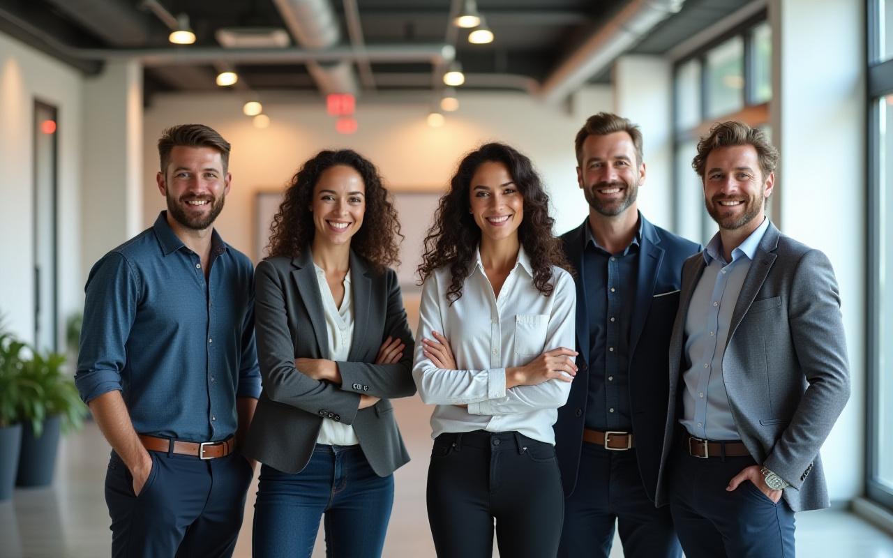 Wolf Logistics professional team in Irving office